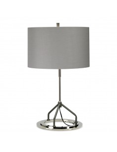 Vicenza lampka stołowa szara z abażurem VICENZA-TL-GPN - Elstead Lighting