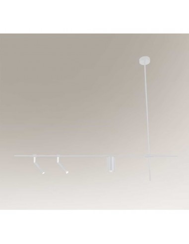 Lampa wisząca Namasu minimalistyczna biała 7863 - Shilo