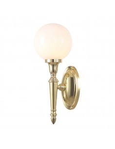 Dryden kinkiet łazienkowy złoty kula IP44 BATH-DRYDEN4-PB - Elstead Lighting