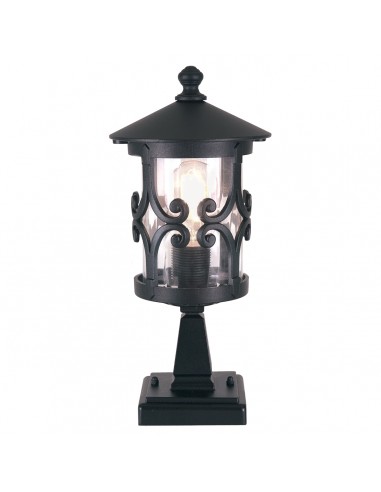Hereford lampa stojąca ogrodowa IP44 czarna BL12-BLACK - Elstead Lighting