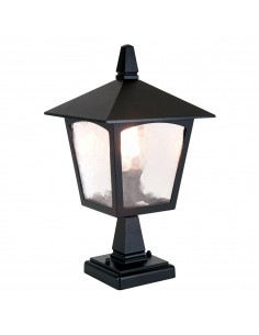 York lampa zewnętrzna stojąca IP43 czarna BL7-BLACK - Elstead Lighting