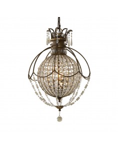 Bellini lampa wisząca z kryształkami brązowa FE-BELLINI3 - Feiss