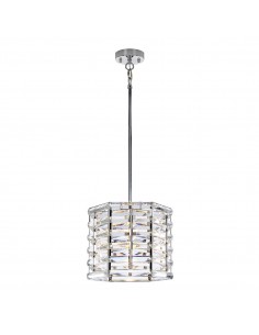Shoal lampa wisząca kryształowa chrom SHOAL-1P - Elstead Lighting