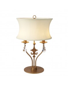 Windsor lampka stojąca 2 punktowa złota WINDSOR-TL-GOLD - Elstead Lighting