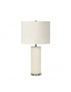 Ripple lampka stojąca 1 punktowa biała RIPPLE-TL-WHT - Elstead Lighting