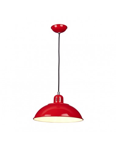 Franklin lampa wisząca 1 punktowa czerwona FRANKLIN-P-RED - Elstead Lighting