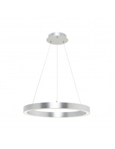 Lampa wisząca LED Carlo srebrna circle ring PL200910-400-SL - Zuma Line