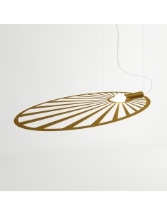 Lampa wisząca nowoczesna Lehdet złota TH.001ZL - Thoro