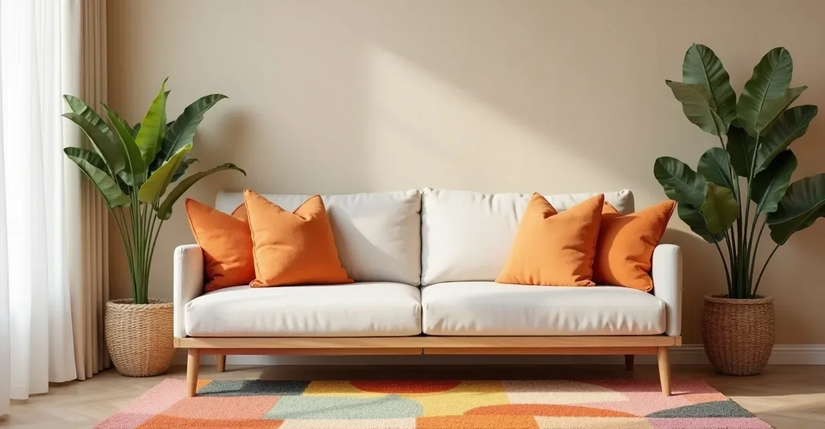 Jak ożywić beżowy salon? Kolory, dodatki i rośliny