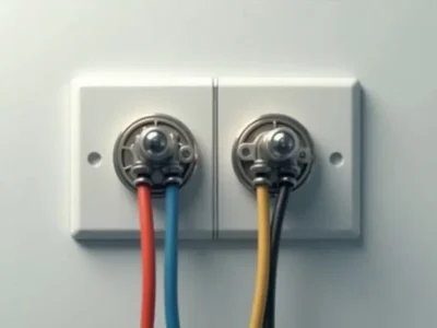 Jak podłączyć włącznik światła podwójny z trzema przewodami?